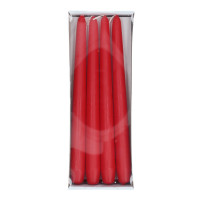 Magic Lights Candela conica Rossa, 8pz
