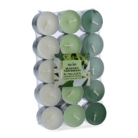 Magic Lights Confezione 30 Tea Lights, Profumo Muschio Bianco