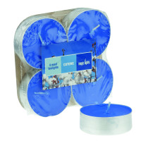 Magic Lights Confezione 4 Maxi Tea Lights a lunga durata, profumo Cotone