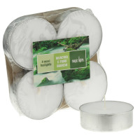 Magic Lights Confezione 4 Maxi Tea Lights a lunga durata, profumo Muschio