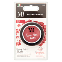 Miss Broadway Love Skin Blush Fard Effetto Matte Naturale Rose n.02 5 g