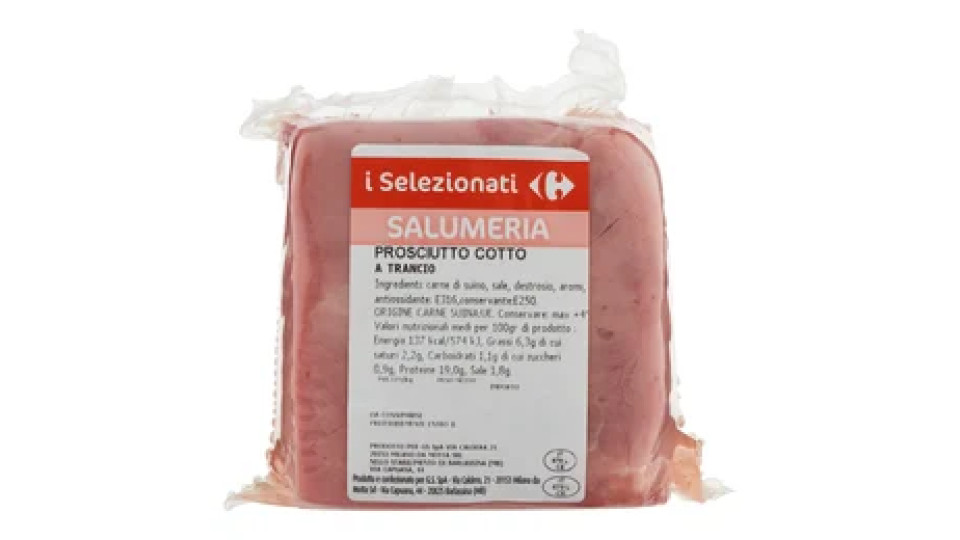 Prosciutto cotto