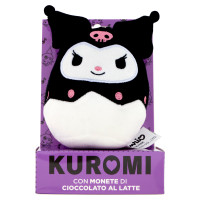 Walcor Portachiavi Peluche con Monete di Cioccolato al Latte Kuromi 45 g