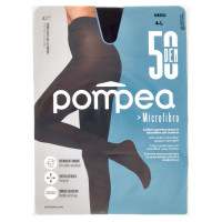 pompea Microfibra Collant coprente opaco in microfibra soft comfort 50 Den 4-L Nero