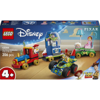 LEGO Disney ǀ e Pixar 43264 Toy Story: Treno e Auto RC Celebrativi, Giocattolo con 4 Minifigure per Bambini e Bambine 4+ Anni