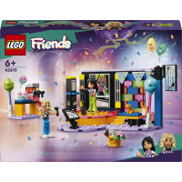 LEGO Friends 42610 Karaoke Party, Giochi Musicali per Bambini di 6+ Anni con Palco Girevole e 2 Mini Bamboline di Liann e Nova