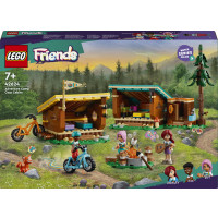 LEGO Friends 42624 Cabine Relax al Campo Avventure, Giochi Educativi per Bambini 7+ Anni, Campeggio Giocattolo da Costruire