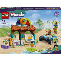 LEGO Friends 42625 Bancarella dei Frullati sulla Spiaggia, Giochi per Bambini 6+ con 2 Mini Bamboline, Buggy e Cibo Giocattolo