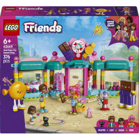 LEGO Friends 42649 Negozio di Dolciumi di Heartlake City, Giochi per Sviluppo Abilità Sociali per Bambine e Bambini da 6 Anni