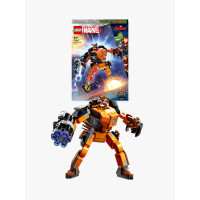 LEGO Marvel Avengers Marvel 76243 Armatura Mech Rocket, Action Figure Supereroe Guardiani della Galassia, Idea Regalo Avengers per Bambini