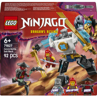 LEGO NINJAGO 71827 Mech da Battaglia di Zane - Figura Giocattolo Ninja Snodabile con 3 Minifigure e Armi, Giochi Bambini 6+