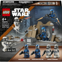 LEGO Star Wars 75373 Battle Pack Agguato su Mandalore, Gioco d'Avventura per Bambini 6+ con 4 Personaggi con Armi e Jetpack