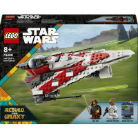 LEGO Star Wars 75388 Starfighter di Jedi Bob, Astronave Giocattolo da Costruire con 2 Minifigure, Giochi per Bambini 8+
