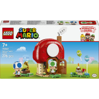 LEGO Super Mario 72041 Festa a Casa di Toad, Giocattolo con 2 Figure, Cucina, Camera, Tavolo da Picnic, Regalo per Bambini 7+