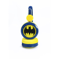 OTL Technologies DC Comics Batman Caped Crusader Cuffie Cablato A Padiglione MUSICA Blu