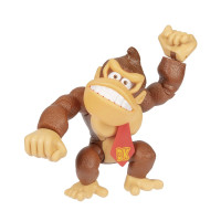 Super Mario Nintendo Action figure di Donkey Kong alta 6" / 15 cm con parti snodabili, ideale per giocare ed esporre. Regalo perfetto per bambini e collezionisti dai 3 anni in su.