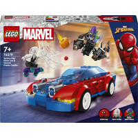 LEGO | Marvel 76279 Auto da Corsa di Spider-Man e Venom Goblin, Gioco per Bambini di 7+ Anni, Veicoli Giocattolo dei Supereroi