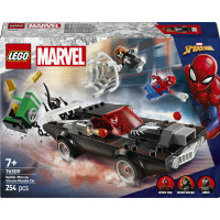 LEGO | Marvel 76309 Spider-Man Contro Muscle Car di Venom, Macchina Giocattolo da Costruire con 3 Minifigure per Bambini 7+