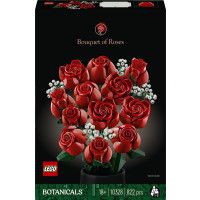 LEGO Botanicals 10328 Bouquet di Rose, Set Fiori Finti per Adulti, Idea Regalo per Donna o Uomo dalla Collezione Botanica