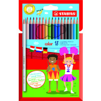 STABILO Matita colorata - color - Astuccio da 18 - Colori assortiti