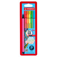 STABILO Pen 68 Neon 6 pz
