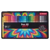 STABILO Pen 68 pennarello - scatola in metallo ARTY da 30 pz.