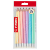 STABILO Swano Pastel HB=2 ½ con gommino - Ecopack da 12 pz.