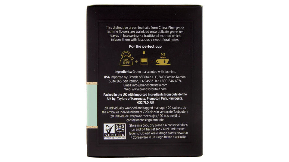 Taylors of Harrogate, Green Tea with Jasmine 20 filtri