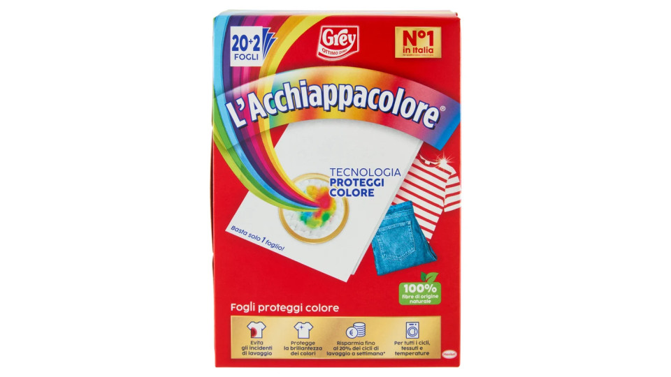 Grey - Acchiappacolore 16+4 Fogli