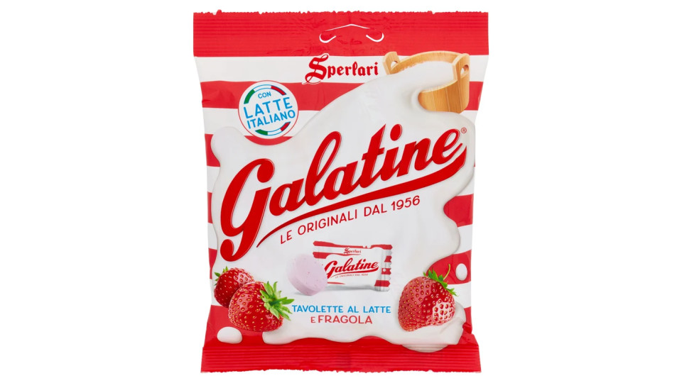 Galatine tavolette di latte e fragola senza glutine