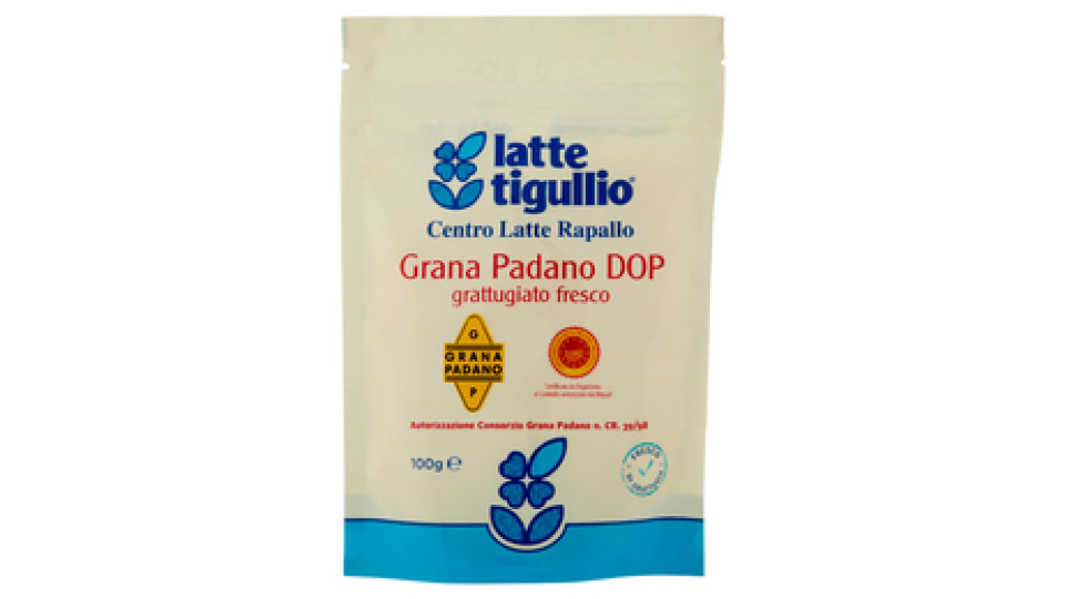 latte tigullio Grana Padano DOP Grattugiato fresco