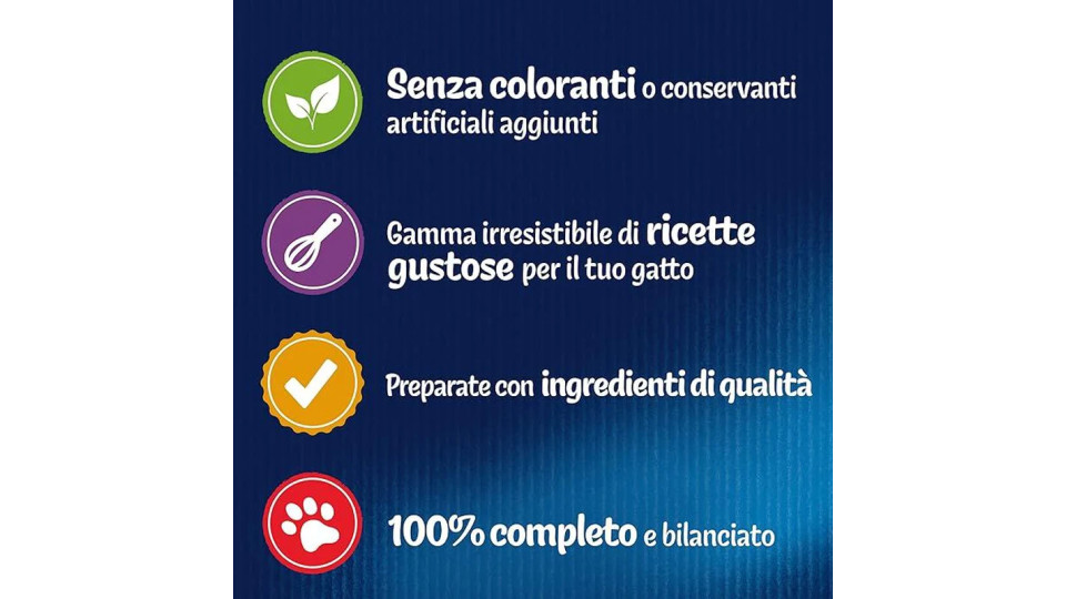 Felix Le Ghiottonerie, Cibo per Gatti, Selezioni con Pesci in Gelatina, con Salmone e con Tonno - 4 buste da 100 g [400 g]
