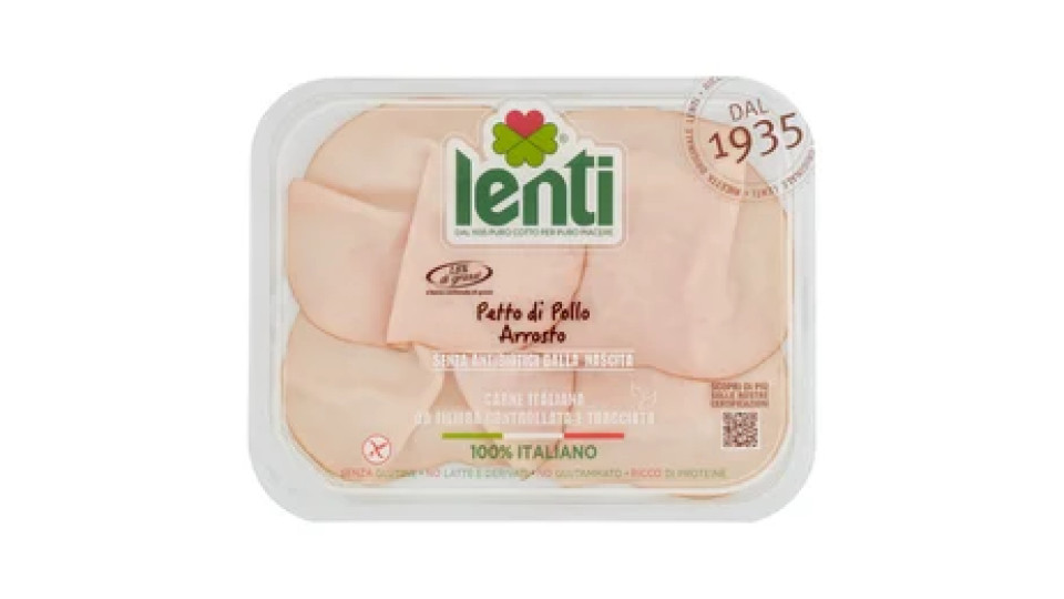 Petto di Pollo Arrosto 100% Carne Italiana 0,100 Kg