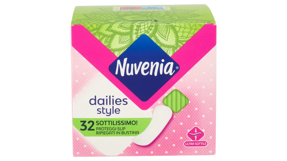 Nuvenia, proteggi-slip sottilissimo ripiegati