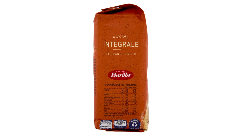 Barilla Farina Integrale di Grano Tenero
