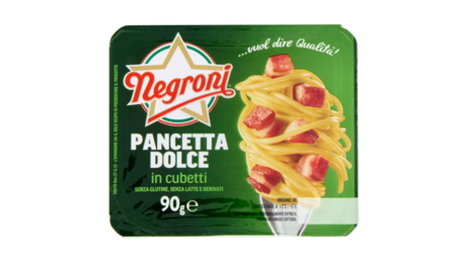 Negroni Pancetta Dolce in Cubetti