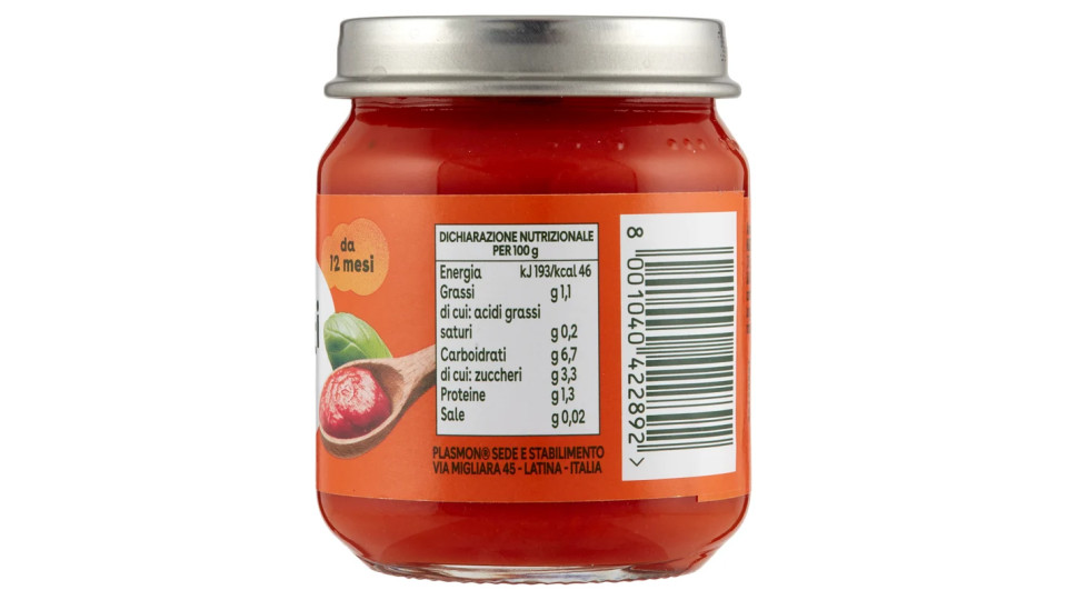 Plasmon, Sughetti pomodoro e prosciutto