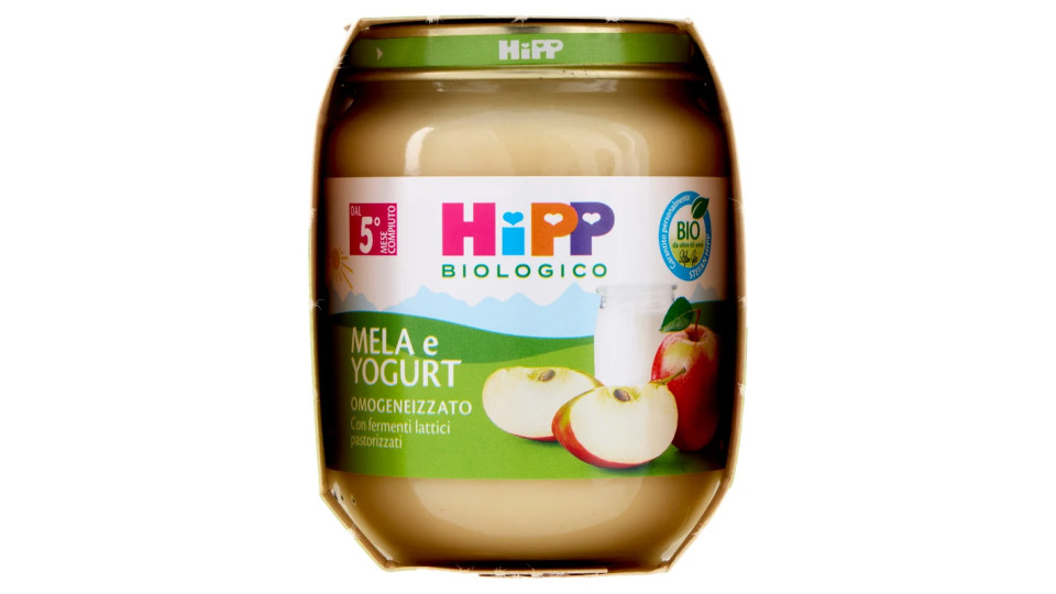 Hipp, omogeneizzato di mela e yogurt biologico