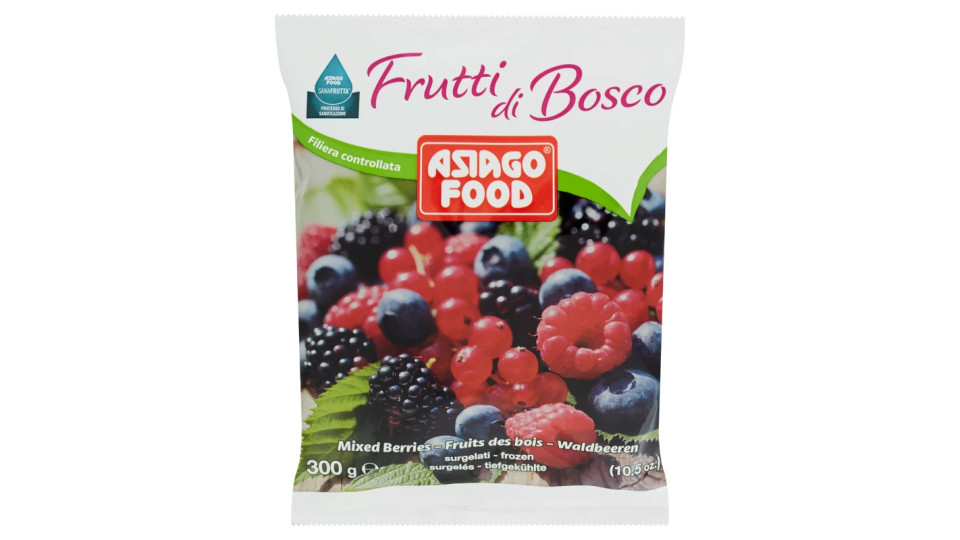 Asiago Food, misto frutti di bosco bio surgelato