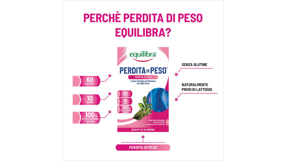 Equilibra, Perdita di Peso 60 Capsule