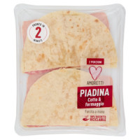 PIADINA COTTO E FORMAGGIO