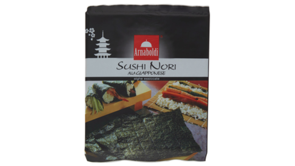 Arnaboldi Sushi Nori alla Giapponese alghe essiccate 10 fogli