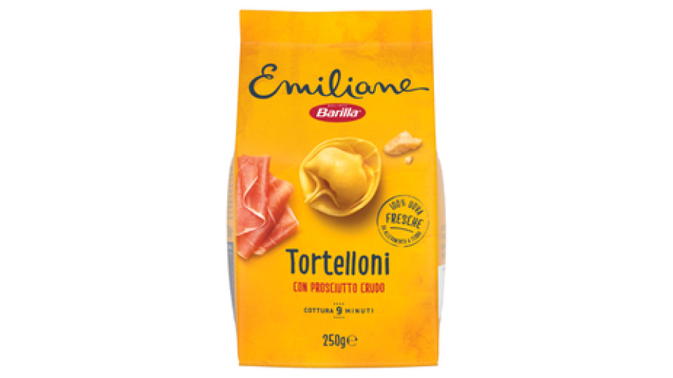 Barilla Emiliane Tortelloni con Prosciutto Crudo e Parmigiano Reggiano
