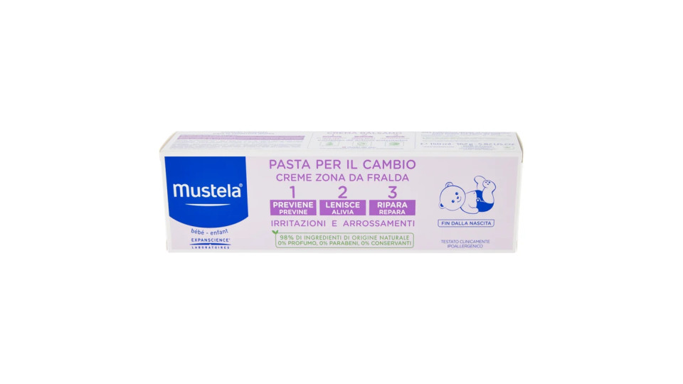 Mustela, bébé pasta per il cambio