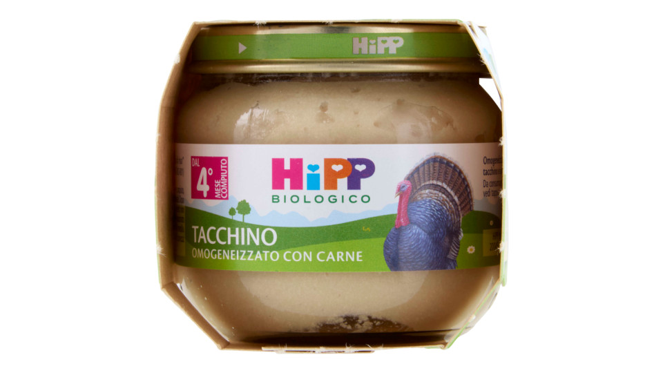 Hipp, omogeneizzato di tacchino biologico