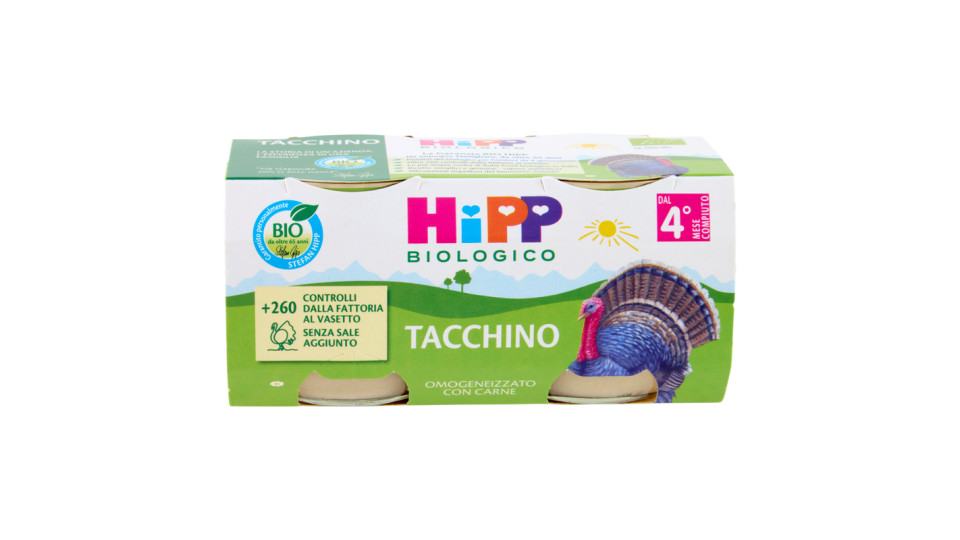 Hipp, omogeneizzato di tacchino biologico