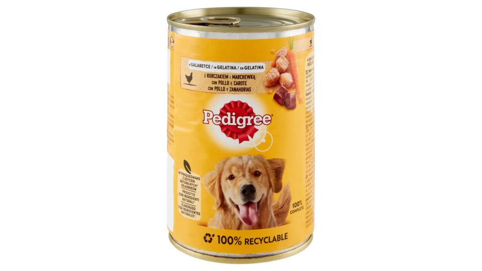 Pedigree, cane paté con pollo