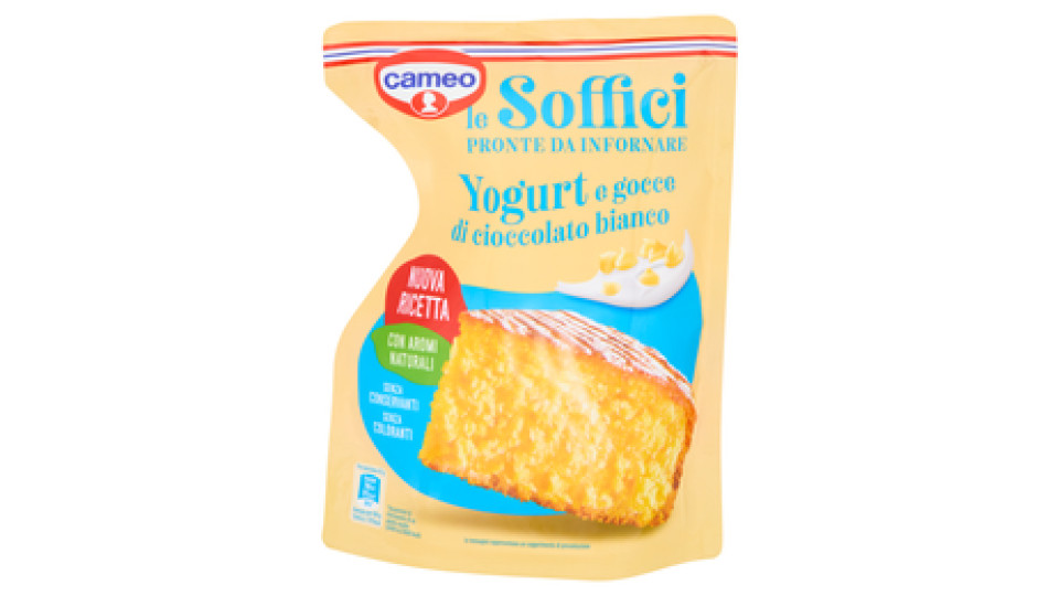 cameo la Soffice allo Yogurt e "gocce" di cioccolato bianco