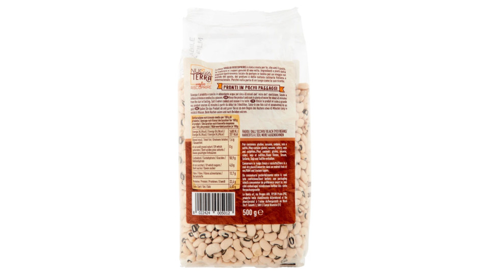 Nuova Terra voglio Riscoprire Fagioli dall'Occhio 500 g