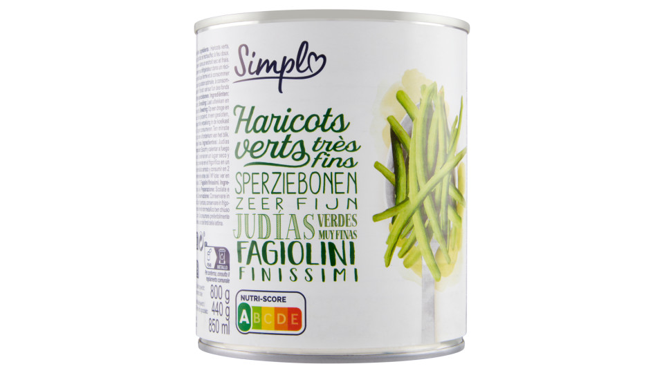 Simpl Fagiolini Finissimi 800 g